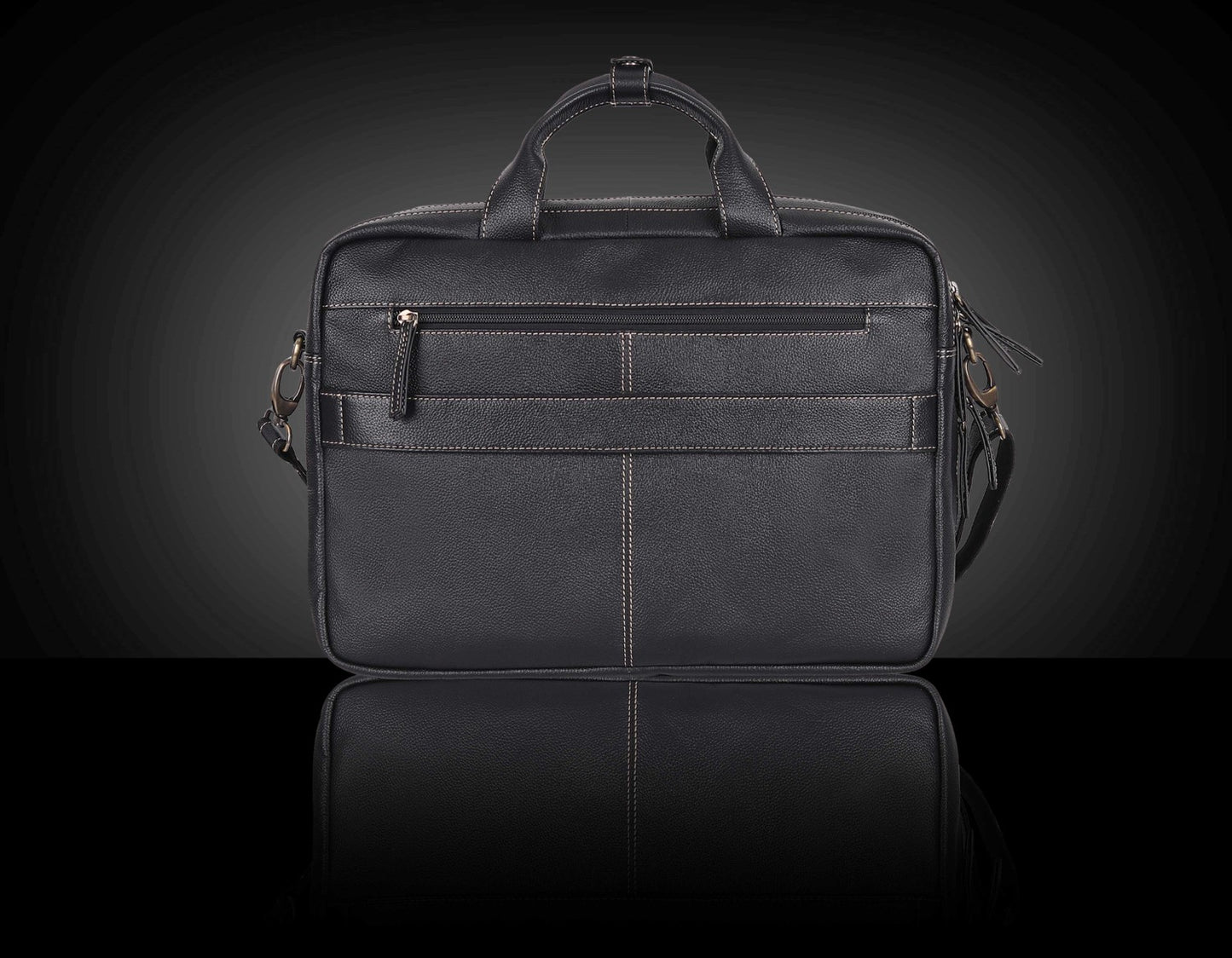 BULLZANO UNO GENUINE LEATHER LAPTOP BAG