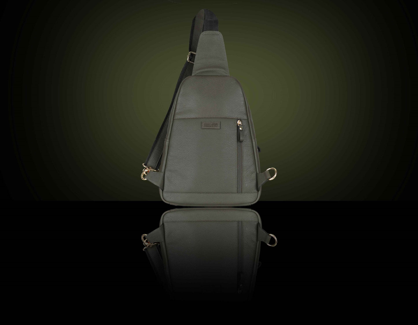 BULLZANO UNO GENUINE LEATHER MULTIPOCKET CROSSBODY CHEST BAG
