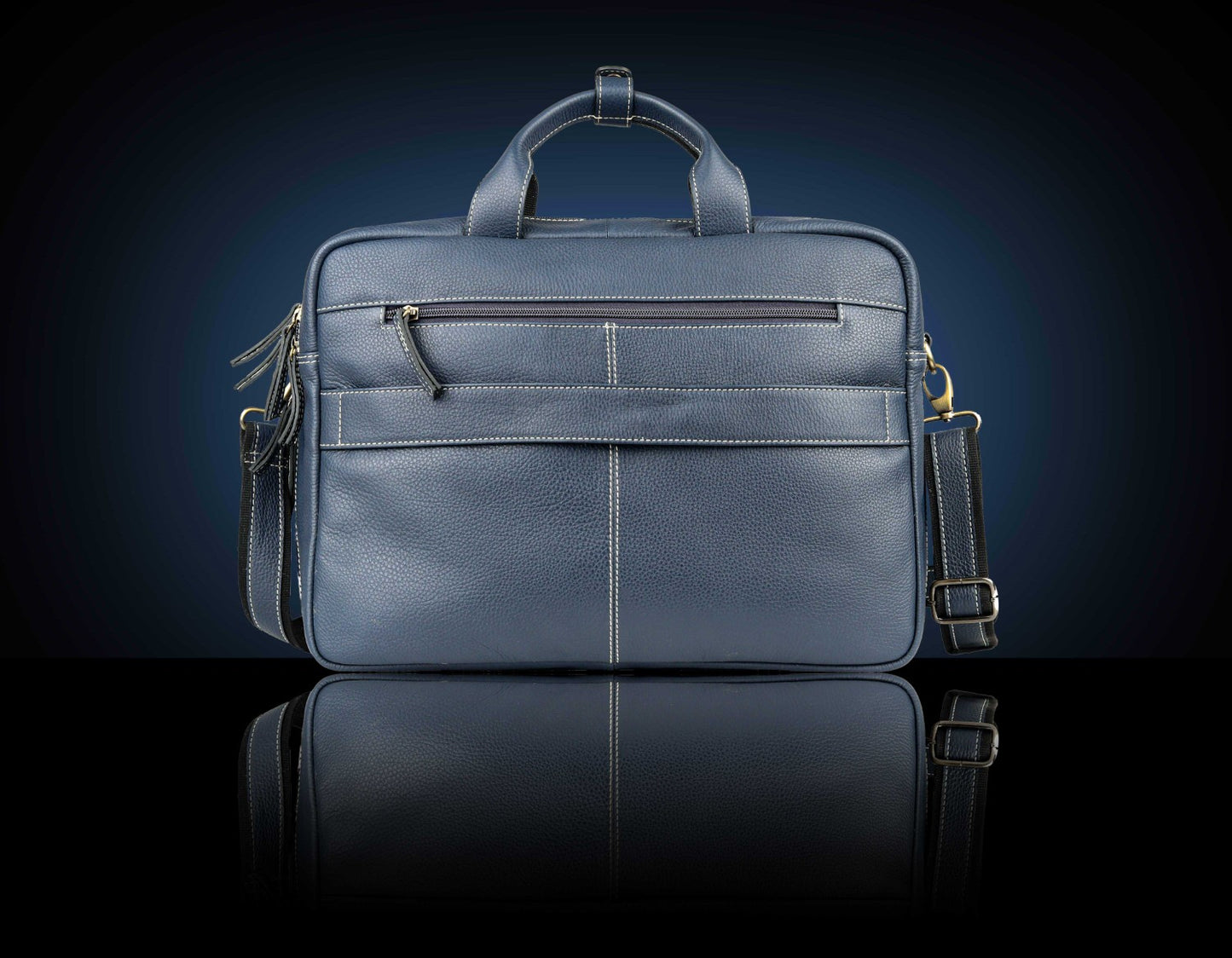 BULLZANO UNO GENUINE LEATHER LAPTOP BAG
