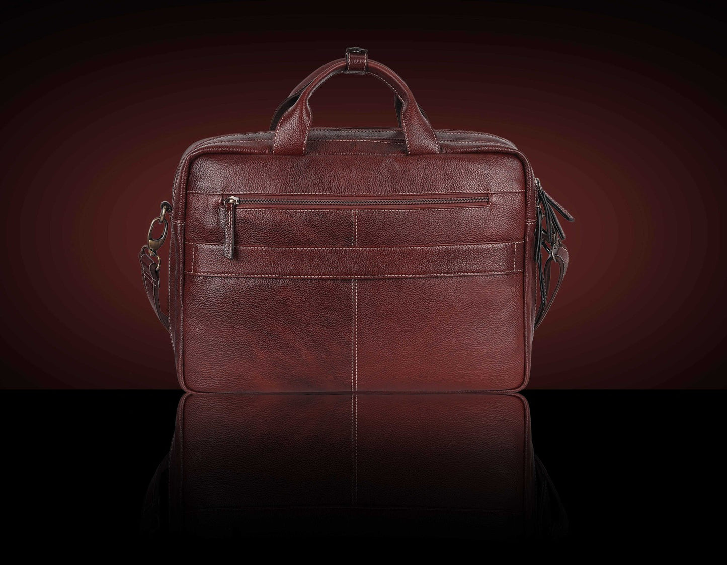 BULLZANO UNO GENUINE LEATHER LAPTOP BAG
