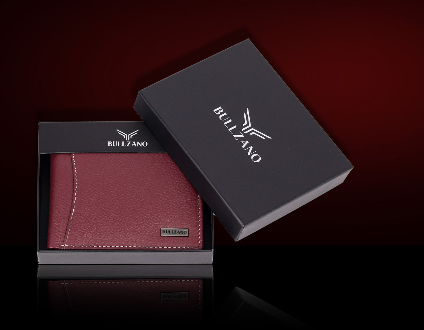 BULLZANO CAMBRIDGE GENUINE LEATHER BI-FOLD WALLET FOR MEN, RFID PROTECTED