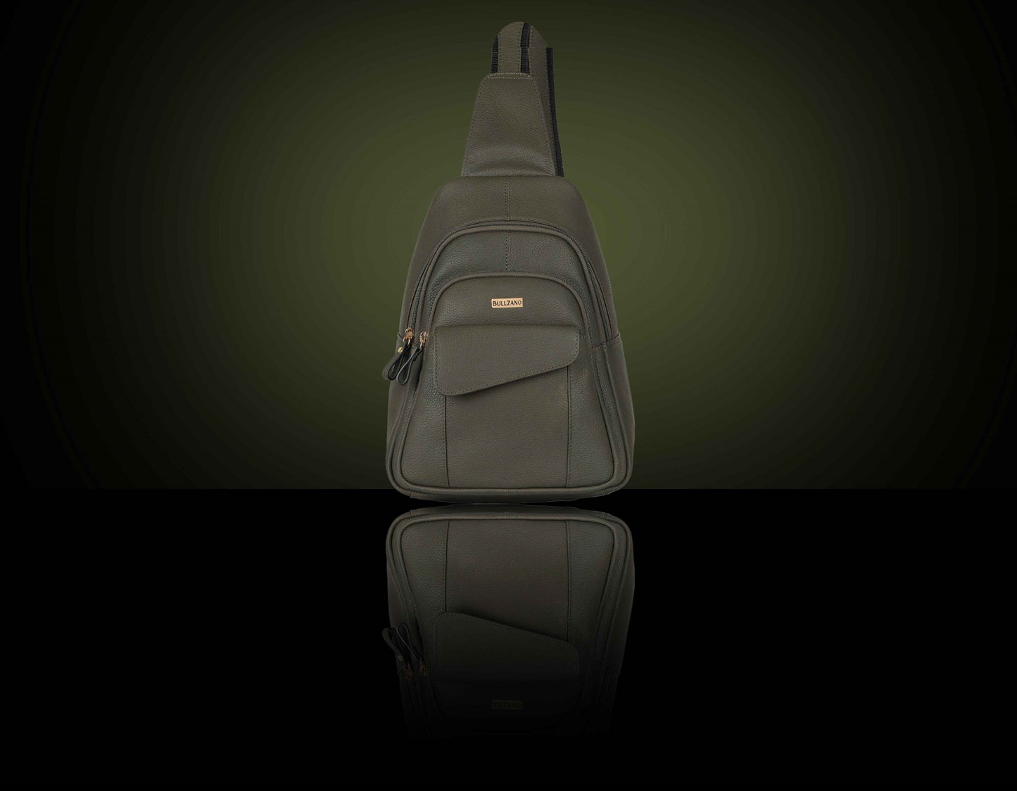 BULLZANO UNO GENUINE LEATHER MULTIPOCKET CROSSBODY CHEST BAG