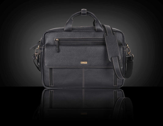 BULLZANO UNO GENUINE LEATHER LAPTOP BAG