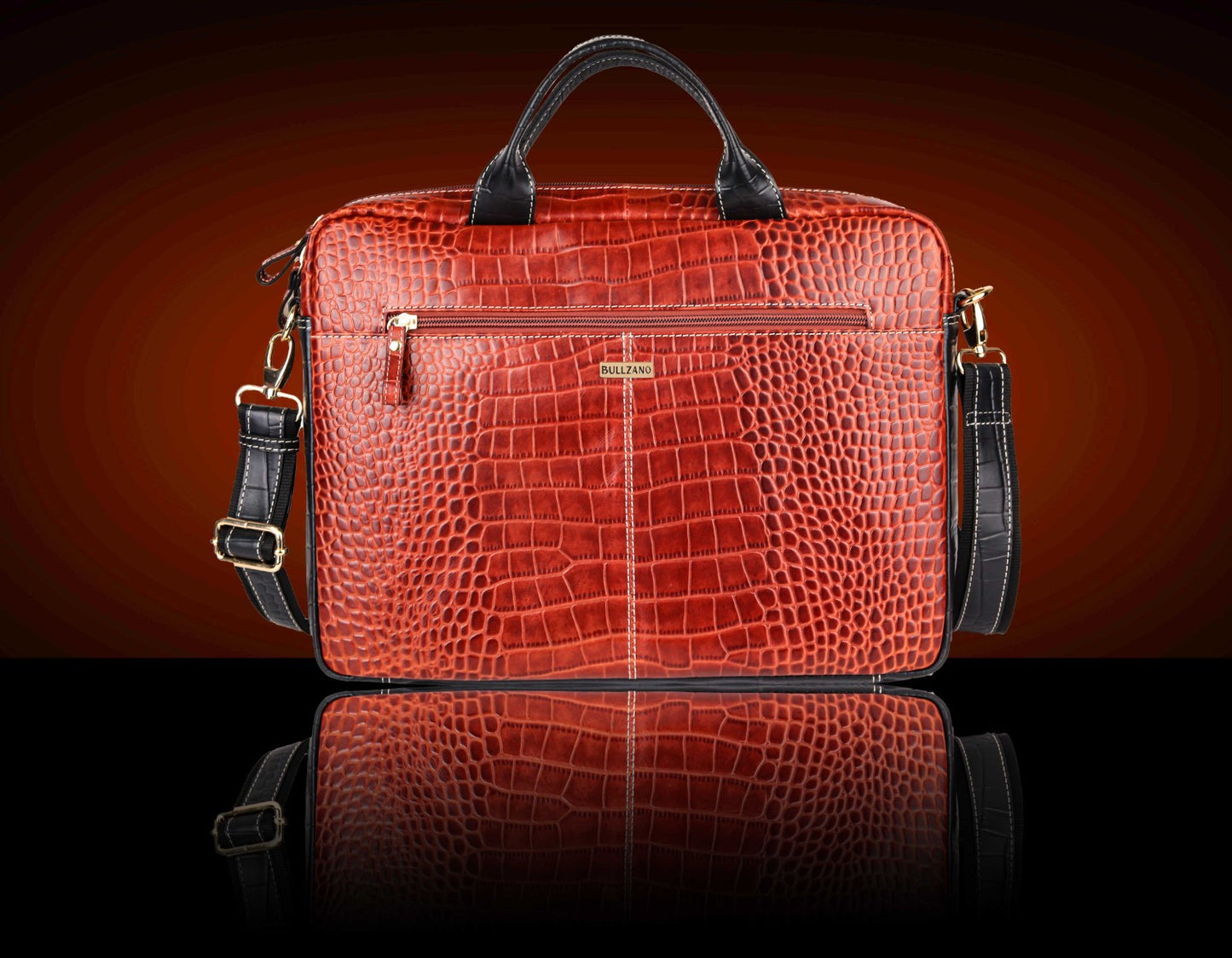 BULLZANO CRISTIANO GENUINE LEATHER LAPTOP BAG