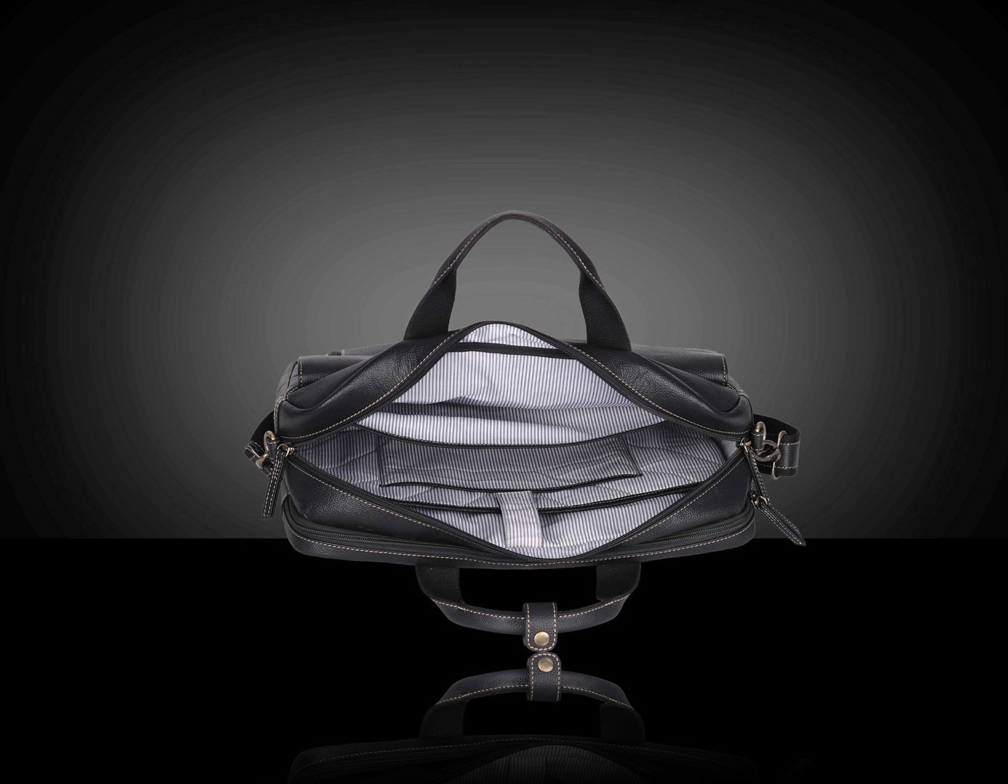 BULLZANO UNO GENUINE LEATHER LAPTOP BAG
