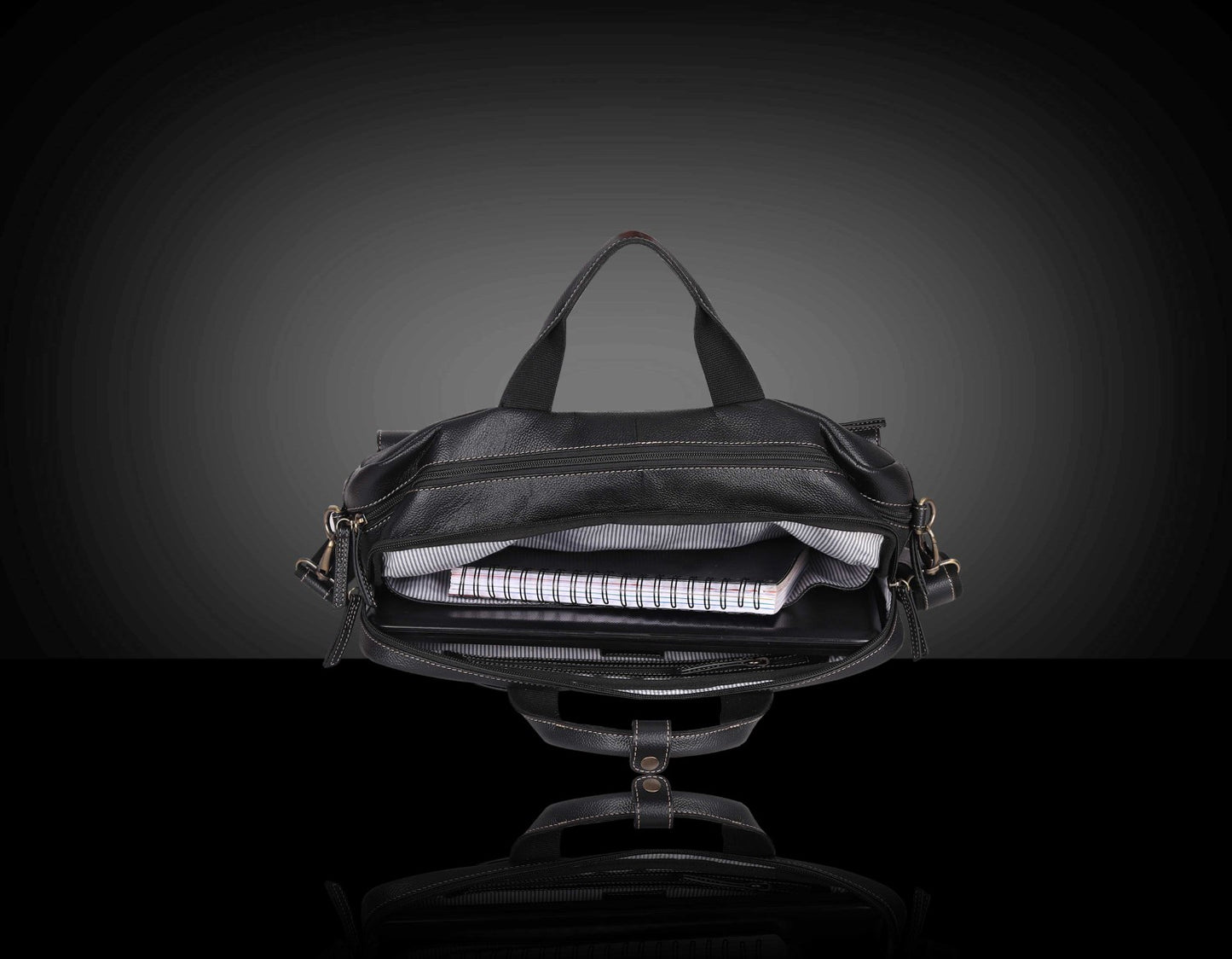 BULLZANO UNO GENUINE LEATHER LAPTOP BAG