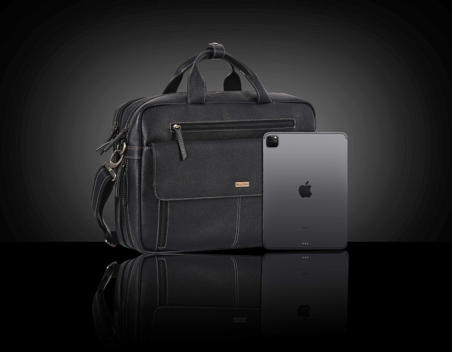 BULLZANO UNO GENUINE LEATHER LAPTOP BAG