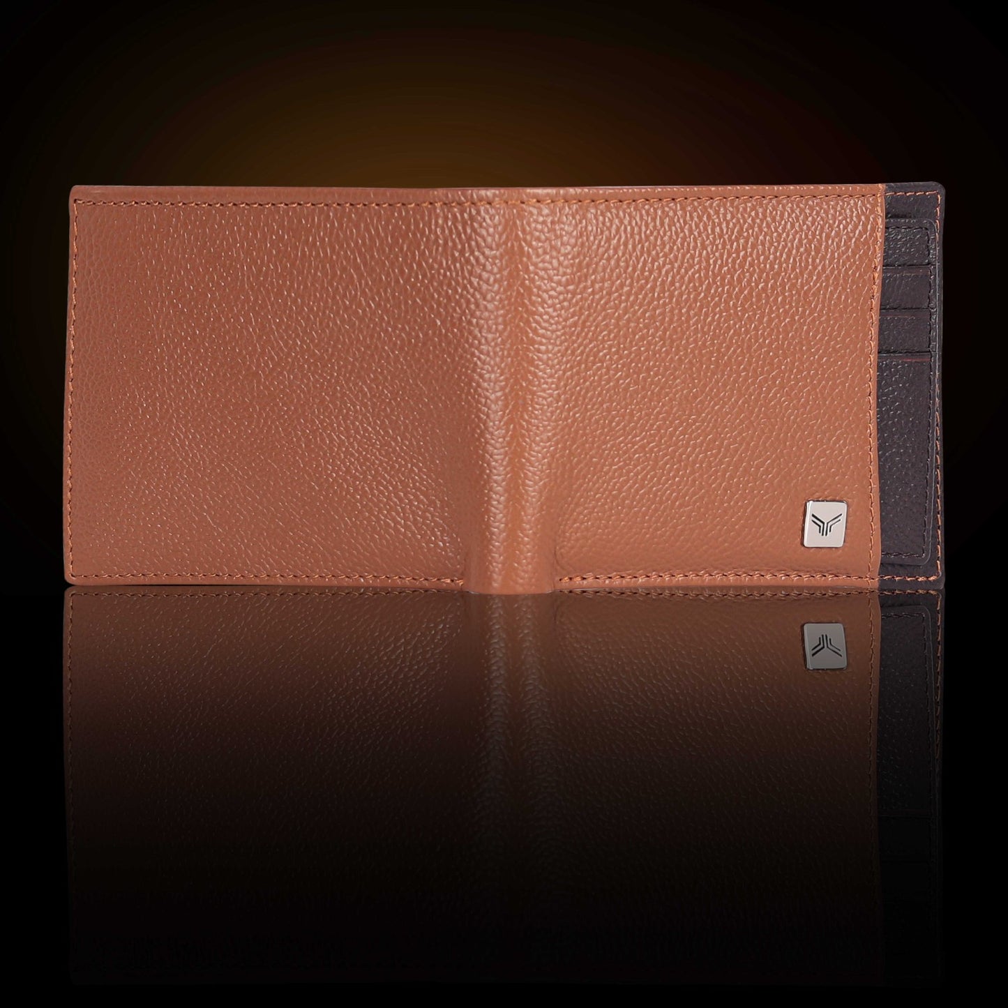 BULLZANO RIO BI-FOLD DUAL COLOUR COMBINATION GENUINE LEATHER WALLET FOR MEN, RFID PROTECTED