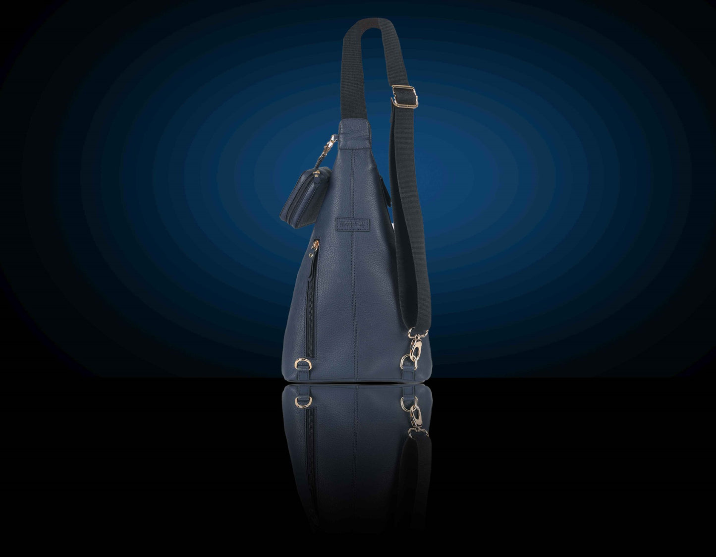 BULLZANO UNO GENUINE LEATHER SLIM CROSSBODY CHEST BAG