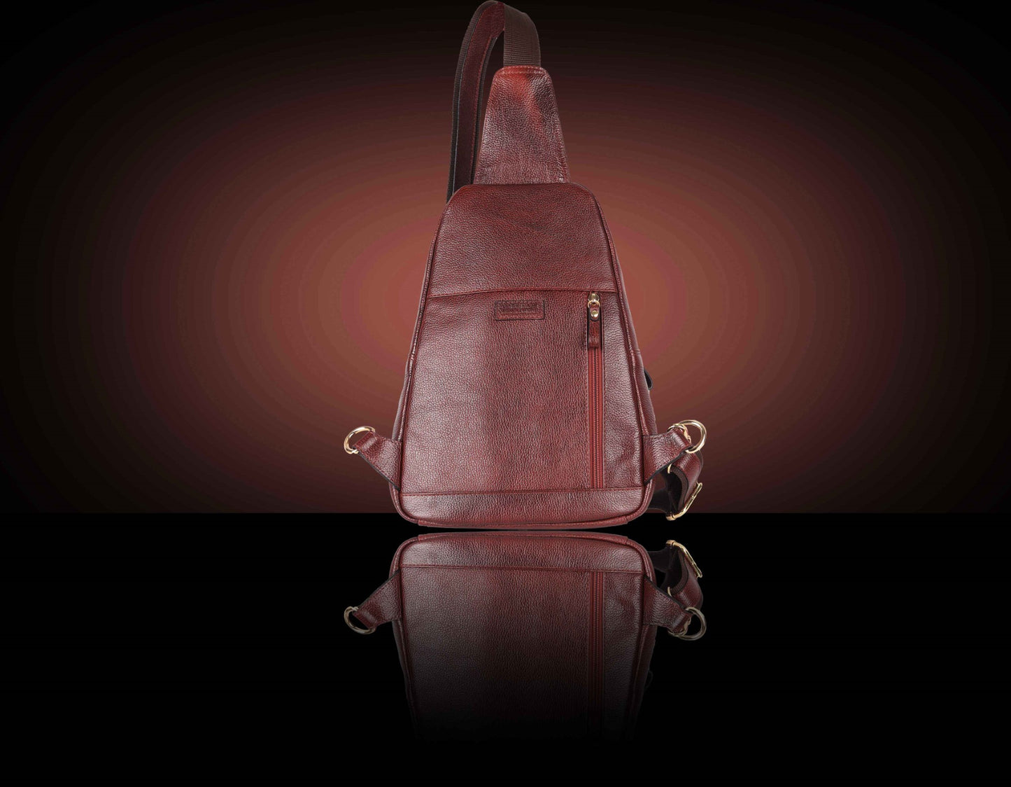 BULLZANO UNO GENUINE LEATHER MULTIPOCKET CROSSBODY CHEST BAG