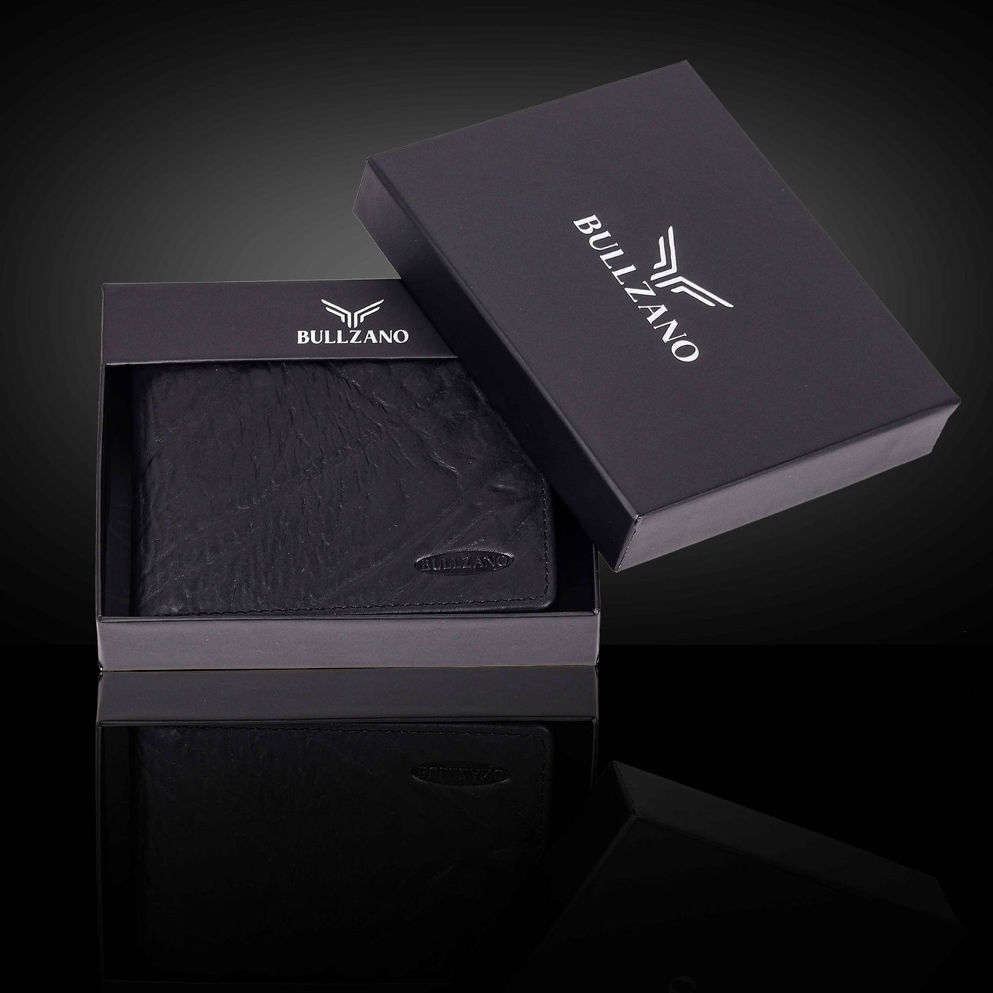BULLZANO SAFARI GENUINE LEATHER BI-FOLD WALLET FOR MEN, RFID PROTECTED
