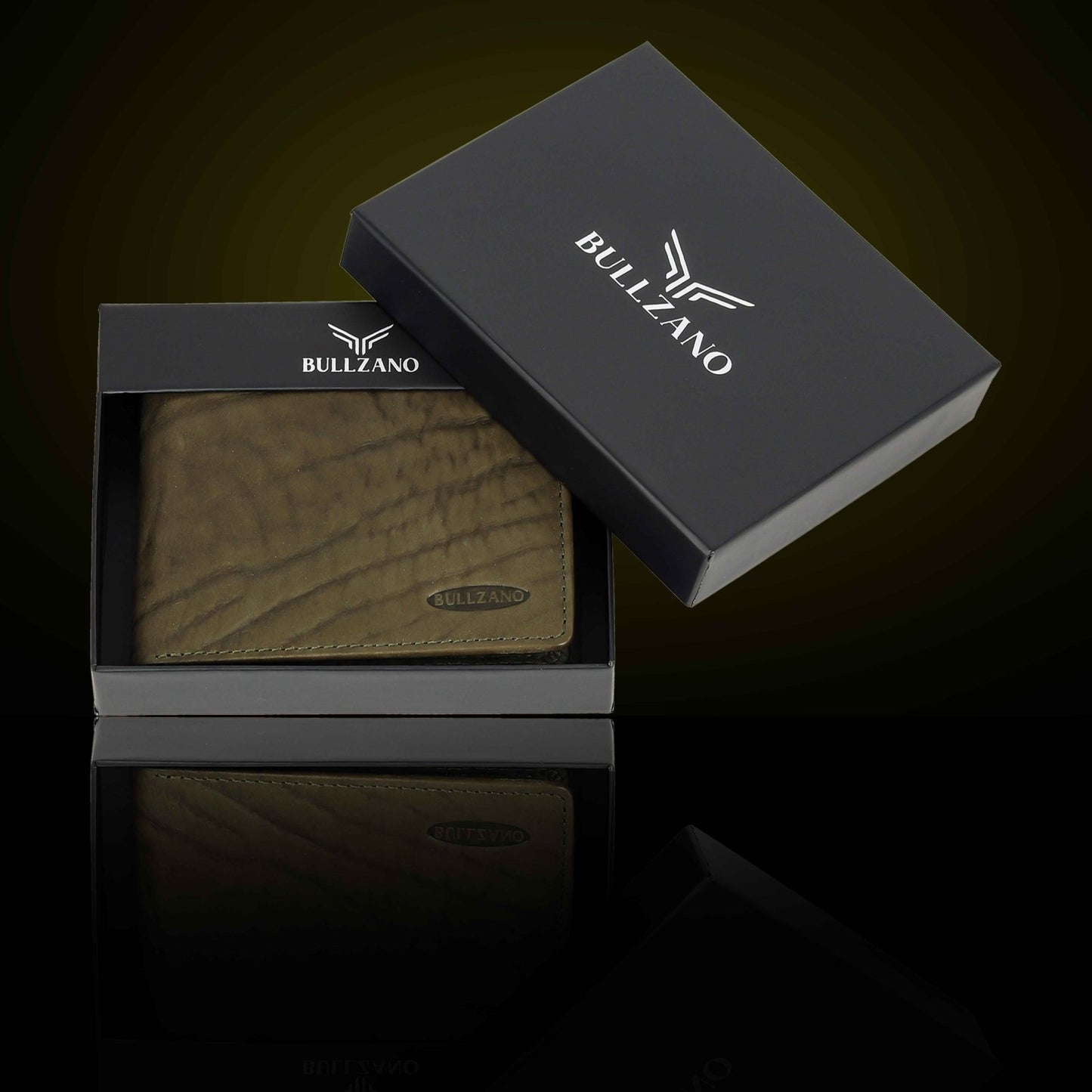 BULLZANO SAFARI GENUINE LEATHER BI-FOLD WALLET FOR MEN, RFID PROTECTED