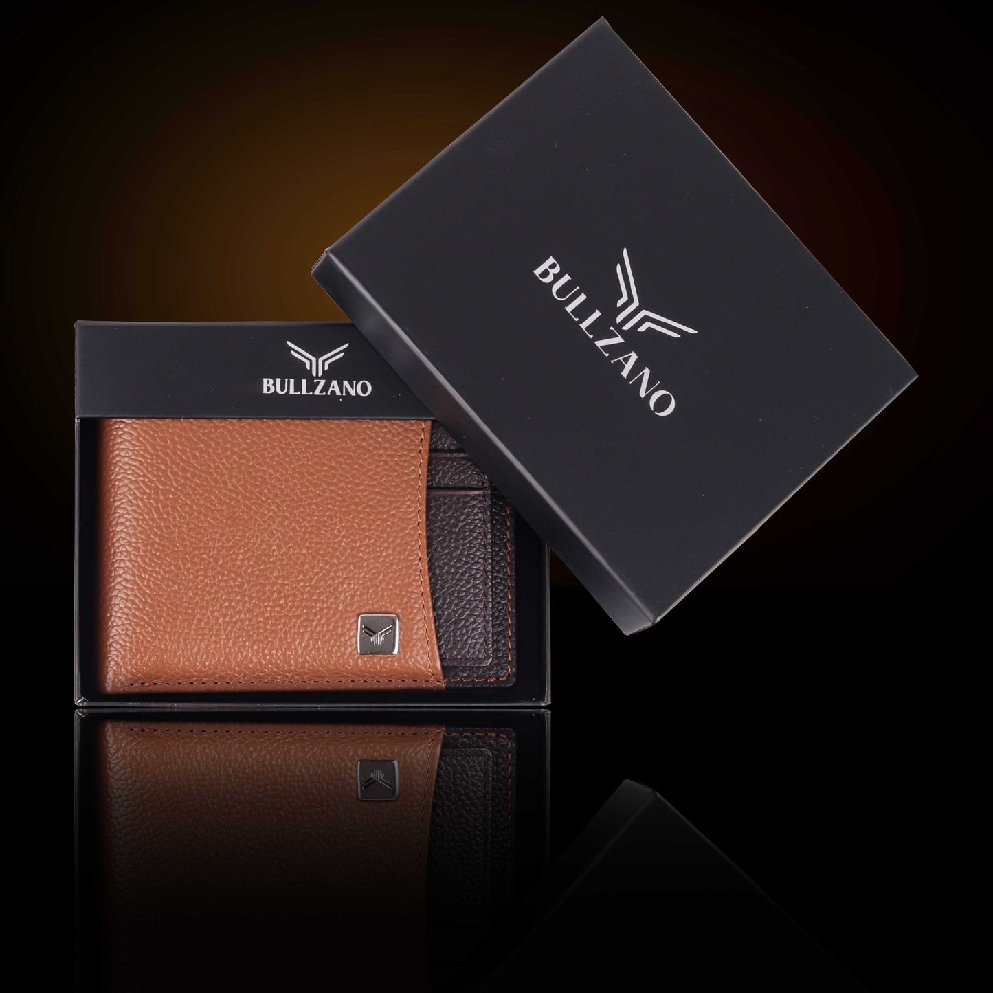 BULLZANO RIO BI-FOLD DUAL COLOUR COMBINATION GENUINE LEATHER WALLET FOR MEN, RFID PROTECTED