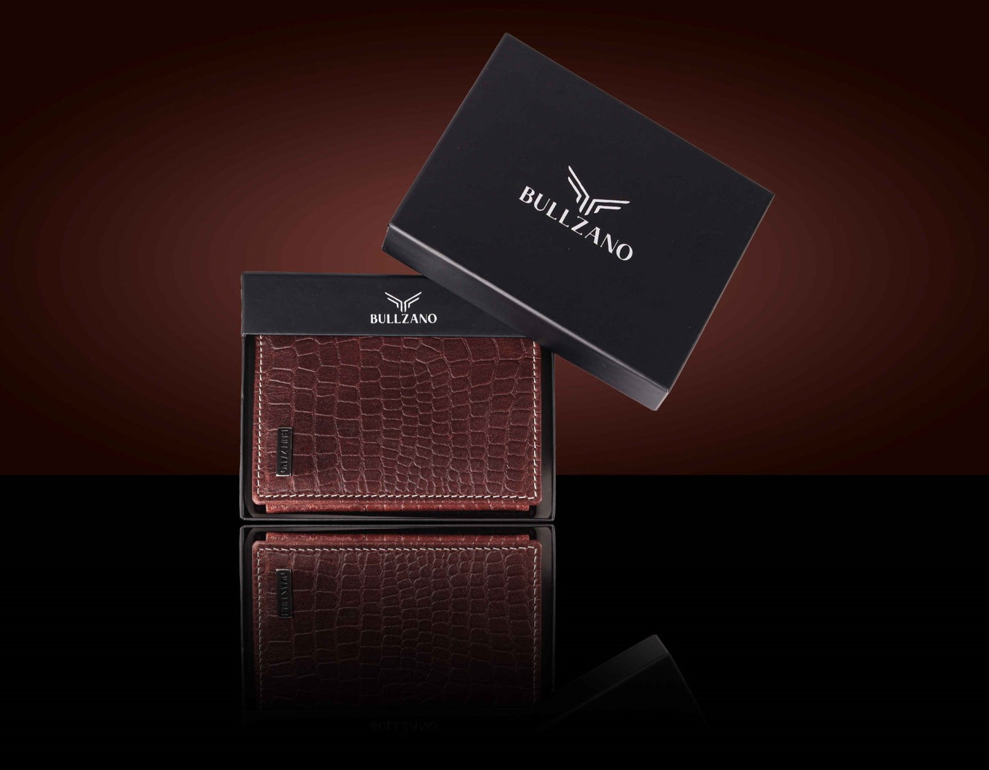 BULLZANO STALWART GENUINE LEATHER BI-FOLD WALLET FOR MEN, RFID PROTECTED