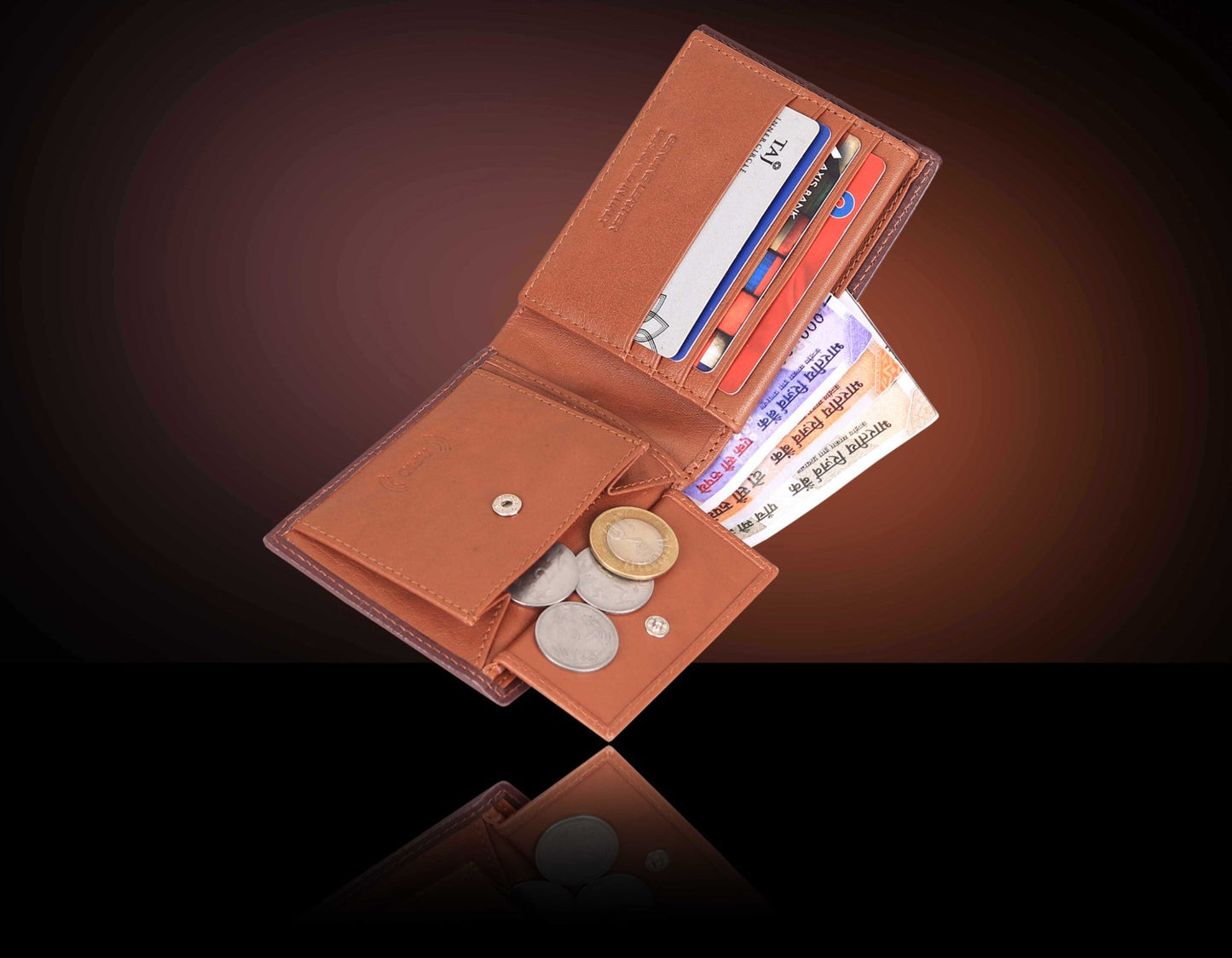 BULLZANO BOLDLINE GENUINE LEATHER WALLET FOR MEN