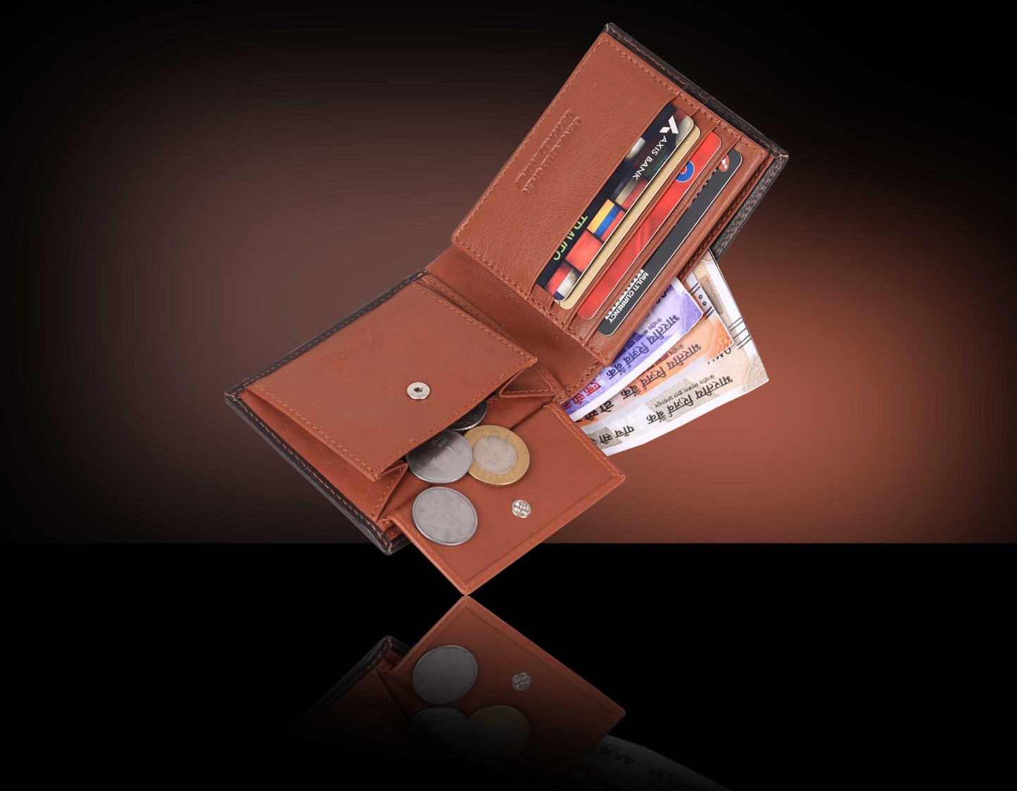 BULLZANO BOLDLINE GENUINE LEATHER WALLET FOR MEN