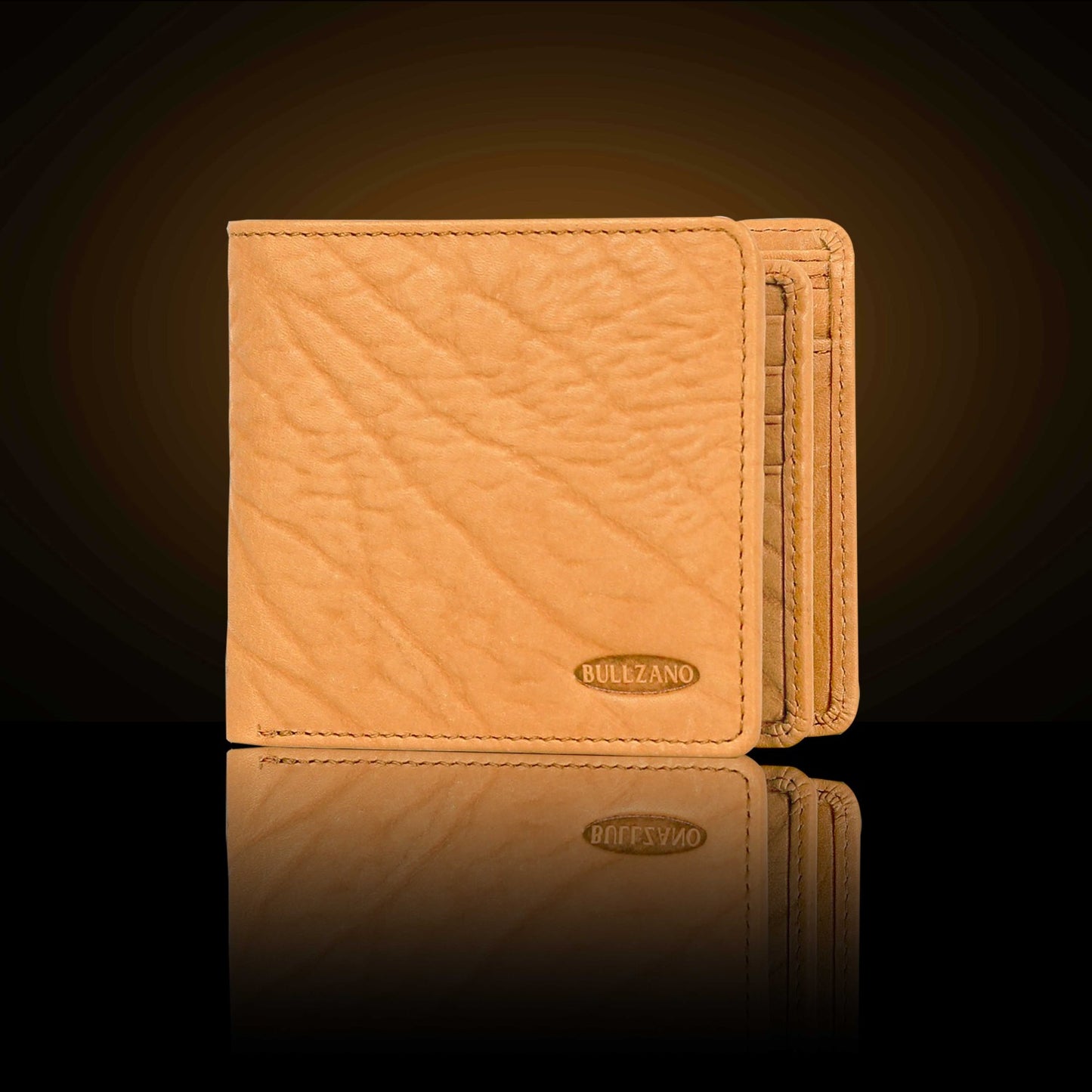 BULLZANO SAFARI GENUINE LEATHER BI-FOLD WALLET FOR MEN, RFID PROTECTED