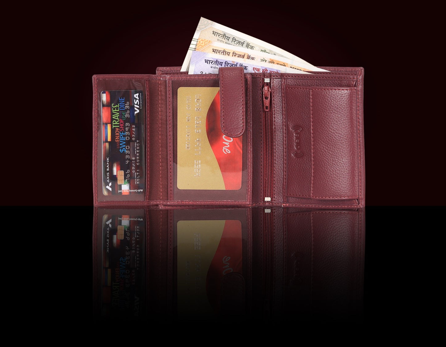 BULLZANO STALWART GENUINE LEATHER BI-FOLD WALLET FOR MEN, RFID PROTECTED