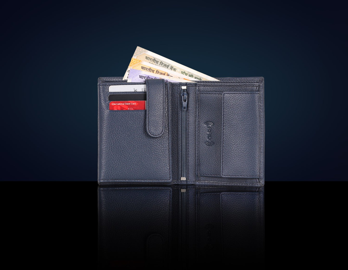 BULLZANO STALWART GENUINE LEATHER BI-FOLD WALLET FOR MEN, RFID PROTECTED