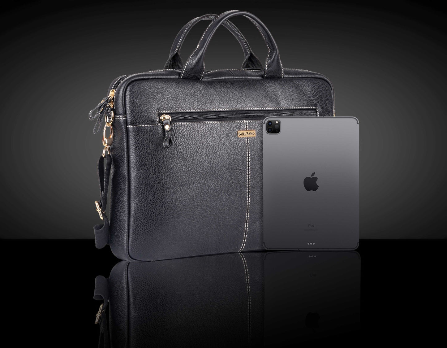 BULLZANO CRISTIANO GENUINE LEATHER LAPTOP BAG