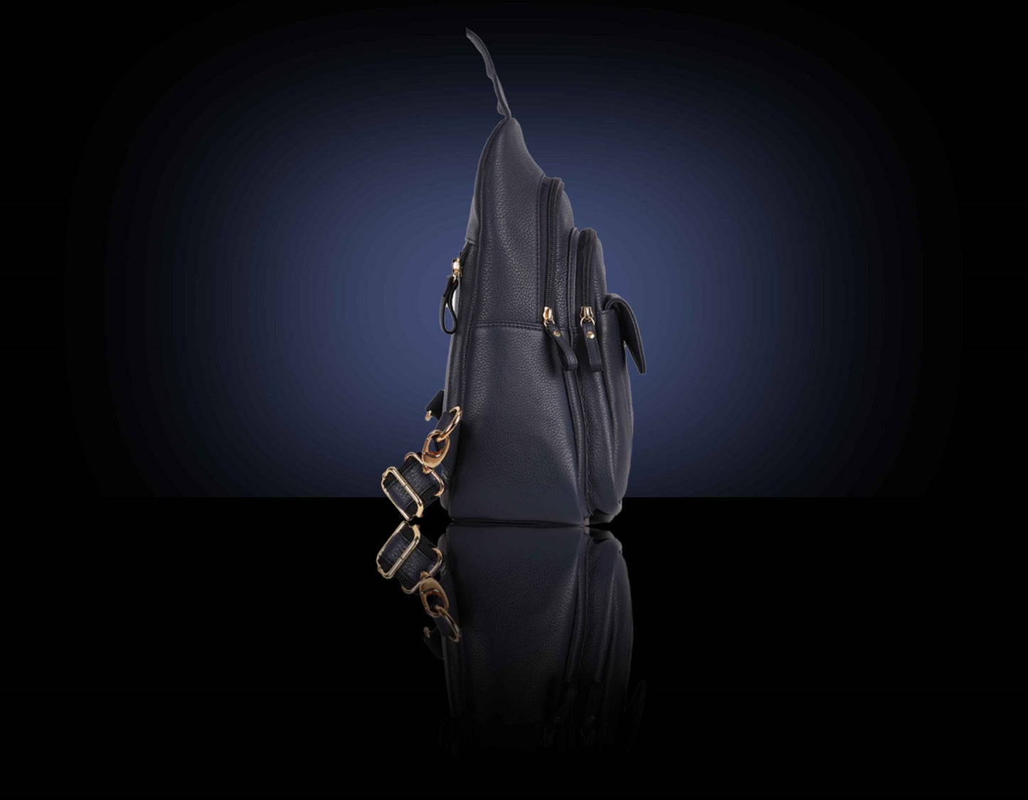 BULLZANO UNO GENUINE LEATHER MULTIPOCKET CROSSBODY CHEST BAG
