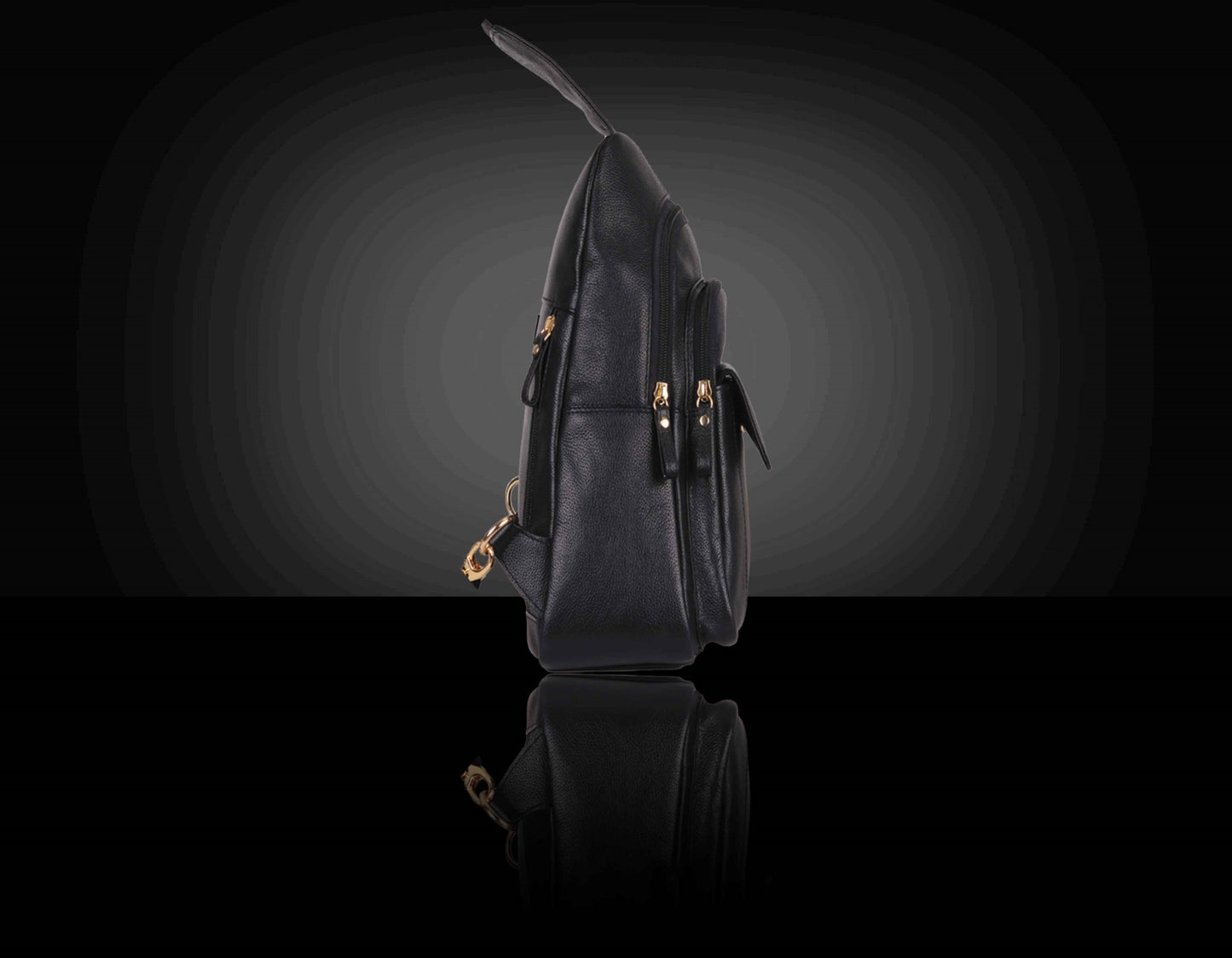 BULLZANO UNO GENUINE LEATHER MULTIPOCKET CROSSBODY CHEST BAG