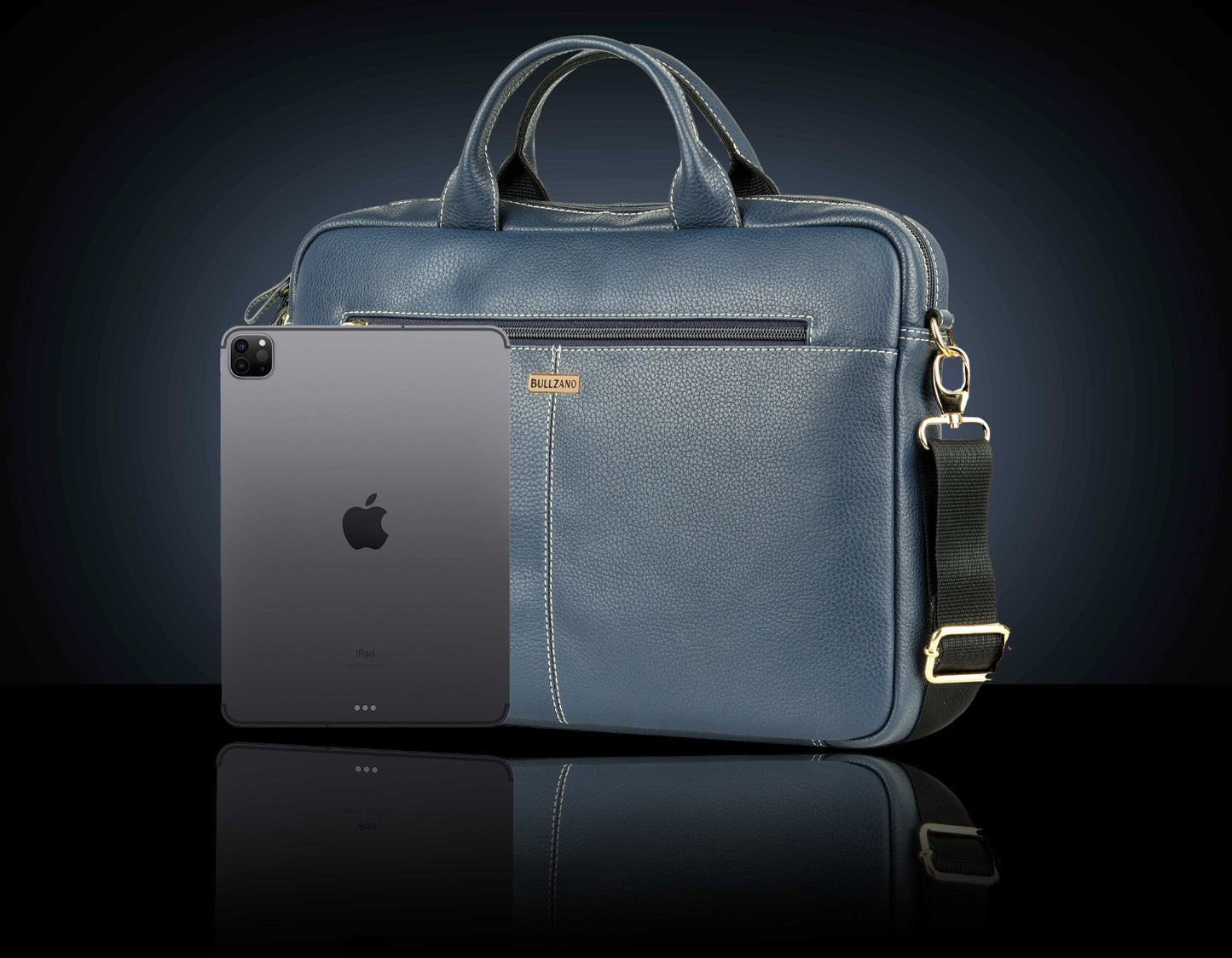 BULLZANO CRISTIANO GENUINE LEATHER LAPTOP BAG